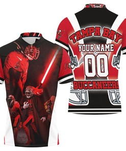 Customizable Jedi Lightsaber 3D All Over Print Polo Shirt- Tampa Bay Buccaneers Nfl Champs 2021
