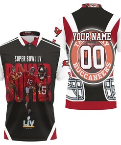 Customizable Tampa Bay Buccaneers 2021 Super Bowl Bound Polo Shirt