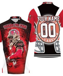 Customizable Thank You Fan 3D All Over Print Polo Shirt- Tampa Bay Buccaneers Nfl Champs 2021