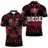 Customized Tampa Bay Buccaneers Christmas Pattern Siege The Day 3D Printed Polo Shirt - Perfect Fan Gift