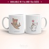 Cute Cat Coffee Mug for Cat Lovers - Romantic Gift Set - Galentines Day Gifts
