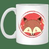 Cute Fox Valentines Day Mug for Couples