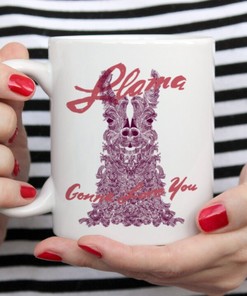 Cute Llama Gifts Set - Llama Lover Gifts For Valentines Day Mugs Set