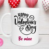 Cute Personalized Valentines Day Mugs for Couples - Customized Gift for Husband and Wife