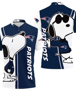 Cute Style - Snoopy Lover 3D Polo Shirt For New England Patriots Fans