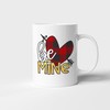 Cute Valentine Mug Set - Be Mine Valentines Mug, Ceramic Gift For Her or Him