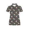 Cute Women'S Polo Shirt With Eye-Catching Unicorn Print For Polo Shirt Fans