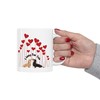 Dachshund Valentines Mug Set - I Long For You Dachshund Coffee Mug - Dog Lover Gift Set For Valentines Day
