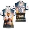 Dak Prescott 4 Dallas Cowboys 3D All Over Print Polo Shirt For Fans