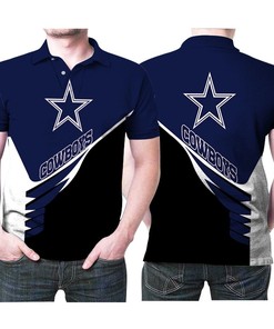 Dallas Cowboys All Over Print Polo Shirt - Perfect Gift For Fans