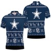 Dallas Cowboys Christmas All Over Print Polo Shirt - Perfect For Fans