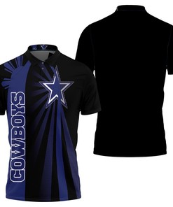 Dallas Cowboys Fan Apparel Collection: 3D All Over Print Polo Shirt For Fans