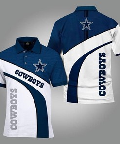 Dallas Cowboys Fan Polo Shirt With All Over Print Design