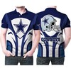 Dallas Cowboys Helmet Star Legend Team 3D Printed Polo Shirt