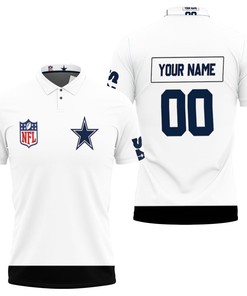 Dallas Cowboys Jersey-Style 3D Personalized Polo Shirt For Cowboys Lovers