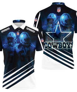 Dallas Cowboys Leighton Vander Esch & Jaylon Smith 3D Polo Shirt - Show Your Support