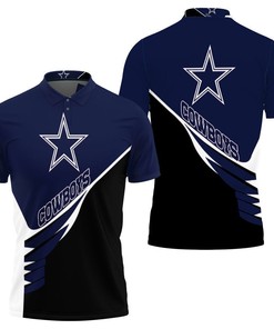 Dallas Cowboys Logo Tanktop Legging 3D All Over Print Polo Shirt, The Perfect Gift For Fans