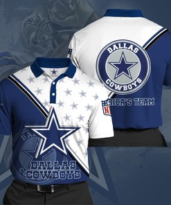 Dallas Cowboys Rica'S Team All Over Print Polo Shirt - Show Your Team Spirit