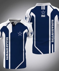 Dallas Cowboys Since 1960 All Over Print Polo Shirt - Perfect For Fans