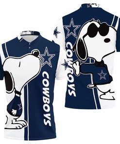 Dallas Cowboys Snoopy Lover All Over Print Polo Shirt - Perfect Gift For Fans