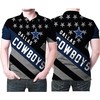 Dallas Cowboys Stars Pattern Nfl Fan Polo Shirt - Great For Fans