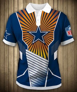 Dallas Cowboys Sunlight Casual All Over Print Polo Shirt - Perfect For Fans