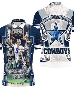 Dallas Cowboys Thank You Fans Super Bowl 2021 Nfc East Division All Over Print Polo Shirt - Show Your Support