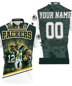 Davante Adams 17 Green Bay Packers 3D Polo Shirt - Perfect For True Fans