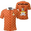 De Wolf Netherlands Polo Shirt - Dutch Family Crest - 1988 Holland Classic Retro Style - Perfect For Fans