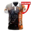 Deer Hunting Custom Name Polo Shirt - Ideal For Personalized Gifts