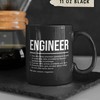 Definition Engineer Mug with Mechanical and Engineering Gift: White Mug for Engineering Fans