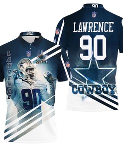 Demarcus Lawrence 90 Dallas Cowboys All Over Print Polo Shirt - Perfect For Fans