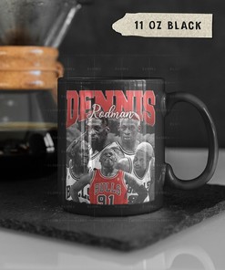 Dennis Rodman Unisex Coffee Mug | The Last Dance Vintage Coffee Mug | Scottie Pippen Besties Gift