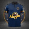 Denver Nuggets 3D All-Over Print Polo Shirt - Ideal For Fans Who Want To Stand Out