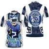 Derrick Henry 22 Tennessee Titans Super Bowl 2021 Afc South Champions Division 3D Polo Shirt - Celebrating Victory