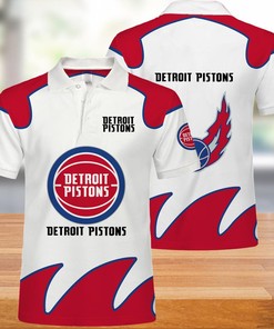 Detroit Pistons Skull Polo Shirt - Ideal For Die-Hard Fans Of The Pistons