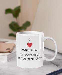Dirty Valentines Mug For Him - Mugs For Husband - Anniversary Mug - Gift For Boyfriend - Double Mug