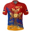 Display Your Faith With Armenia Khachkar Armenian Cross Polo Shirt
