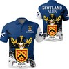 Distinctive And Elegant: Baron Scottish Family Crest Scotland Golf Polo Shirt With Personalized Print