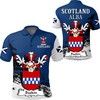 Distinctive And Fashionable: Baskin Scottish Family Crest Scotland Golf Polo Shirt With Personalized Print