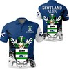 Distinctive And Stylish: Ballingall Scottish Family Crest Scotland Golf Polo Shirt With Personalized Print