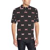 Dog Bone Paw Print Polo Shirt - Perfect For Lovers Of Man'S Best Friend