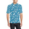 Dolphin Design Print Polo Shirt - Perfect For Ocean Lovers
