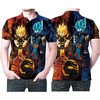 Dragon Ball Mortal Kombat Sub Zero Vegeta Scorpion 3D Printed Polo Shirt - Cool Gift For Fans Of Dragon Ball