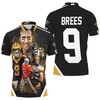 Drew Brees Ins New Orleans Saints Polo Shirt - A Classic Look For Fans Of This Football Legend