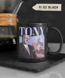 Drink Like a King with this Tony Soprano Coffee Mug | Vintage Homage 90s Mug | Perfect for Fans