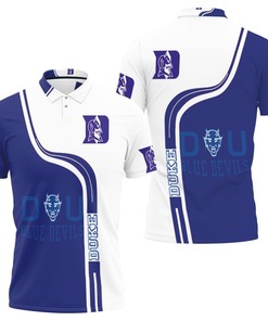 Duke Blue Devils Ncaa 3D Polo Shirt For Devil Fans - Perfect For Fans Who Love This Iconic College Team