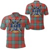 Dunbar Ancient All Over Print Polo Shirt - Scottish Heritage Polo Look