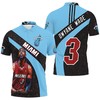 Dwyane Wade 3 Miami Heat Oil Paint Art Legend Polo Shirt For Fans - A Unique And Artistic Look For Fans Of This Mvp