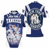 Dynamic Style Aaron Judge And Giancarlo Stanton Jumping 3D Polo Shirt For New York Yankees Fans - Dynamic Style